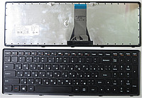 Клавиатура для ноутбука Lenovo IdeaPad G50-70, Z51-70, чёрная, с рамкой, RU (MZ2)