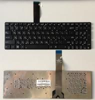 Клавиатура для ноутбука ASUS K55 R700, чёрная, маленький Enter, RU (MZ)