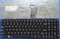 Клавиатура для ноутбука Lenovo Z570, B570, чёрная, с рамкой, RU (MZ)