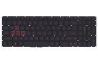 Клавиатура для ноутбука ACER Nitro 5 AN515-51 AN515-42, чёрная, с подсветкой, RU (MZ2)