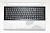 Верхняя часть корпуса (Palmrest) Samsung RV511, RV513 c клавиатурой БУ
