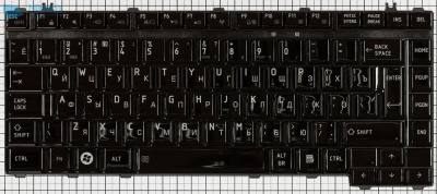 Клавиатура для ноутбука Toshiba Satellite A300, M300, чёрная, RU